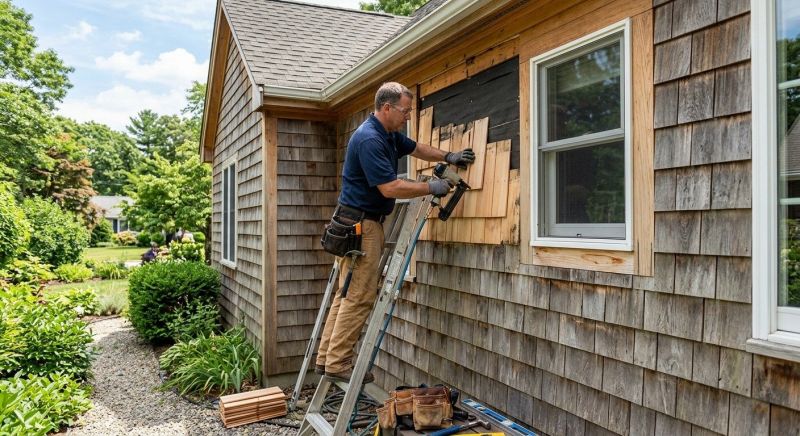 Shake Siding Repair