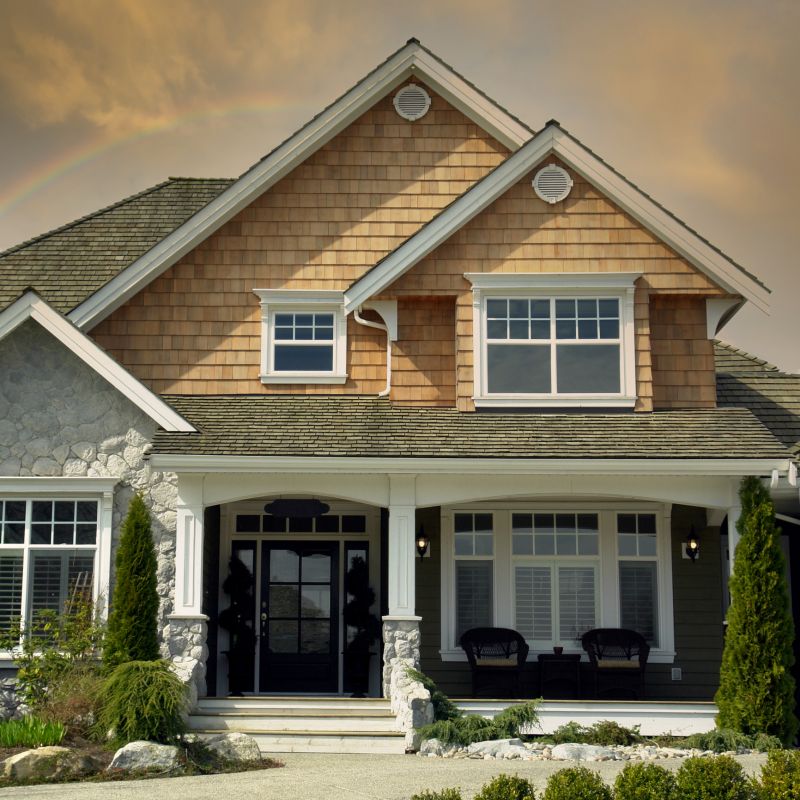 Cedar Shake Siding Replacement